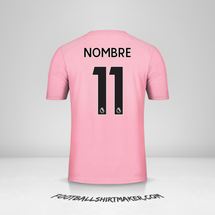 Camiseta Leicester City FC Pink 2019/20 Visita -  nombre - 11