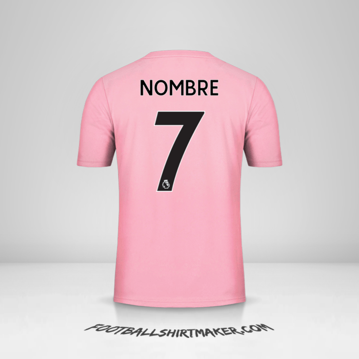 Jersey Leicester City FC Pink 2019/20 Visita -  nombre - 7