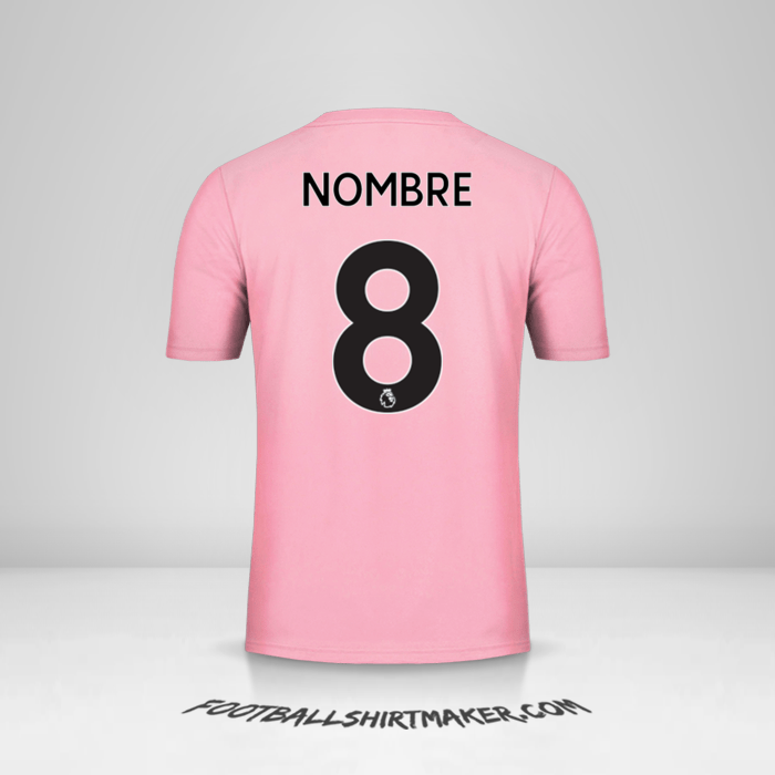 Jersey Leicester City FC Pink 2019/20 Visita -  nombre - 8