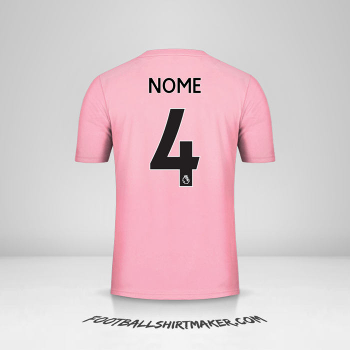 Maglia Leicester City FC Pink 2019/20 Seconda -  nome - 4
