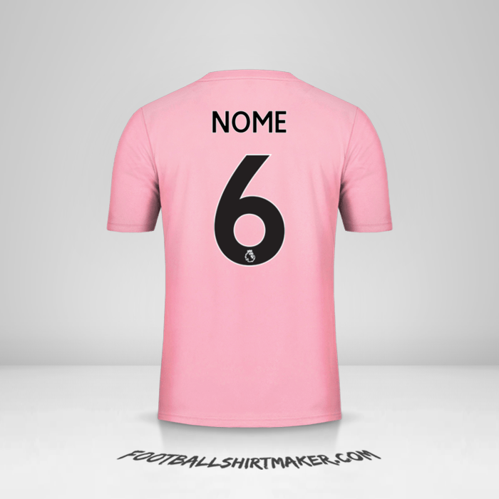 Maglia Leicester City FC Pink 2019/20 Seconda -  nome - 6