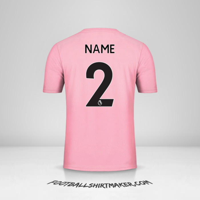 Trikot Leicester City FC Pink 2019/20 Auswärts -  name - 2
