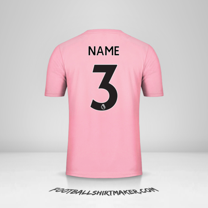 Trikot Leicester City FC Pink 2019/20 Auswärts -  name - 3