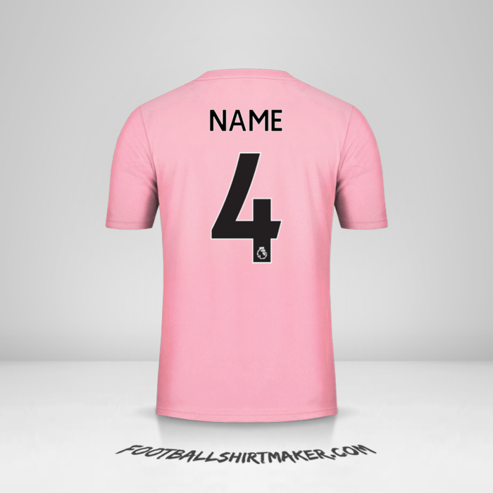 Trikot Leicester City FC Pink 2019/20 Auswärts -  name - 4