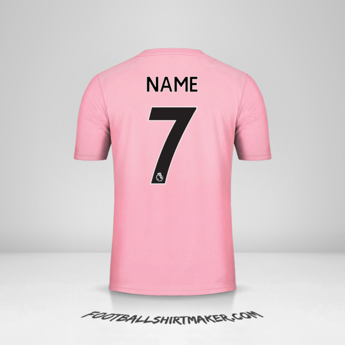 Trikot Leicester City FC Pink 2019/20 Auswärts -  name - 7