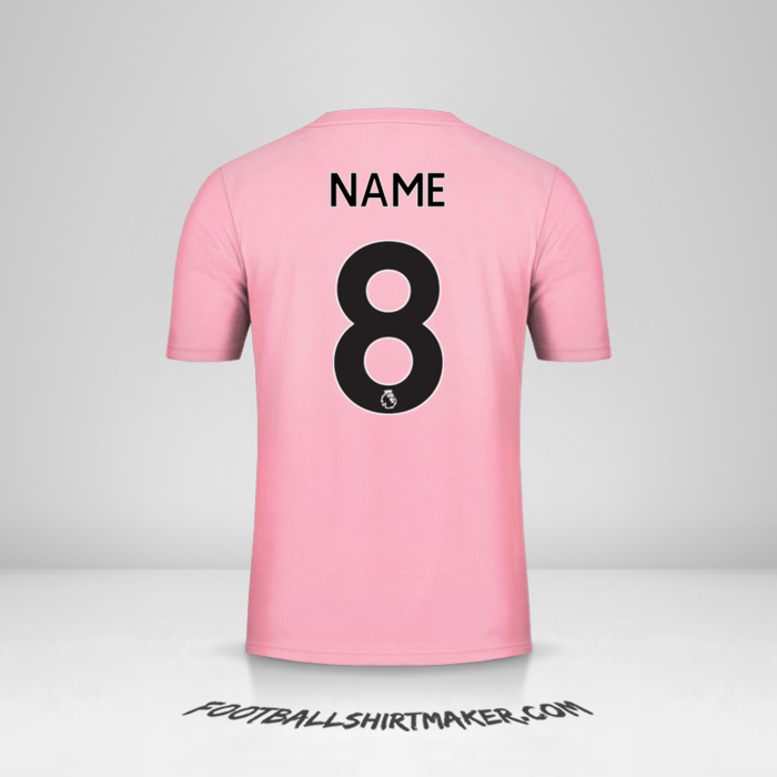 Trikot Leicester City FC Pink 2019/20 Auswärts -  name - 8