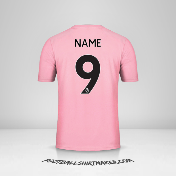 Trikot Leicester City FC Pink 2019/20 Auswärts -  name - 9