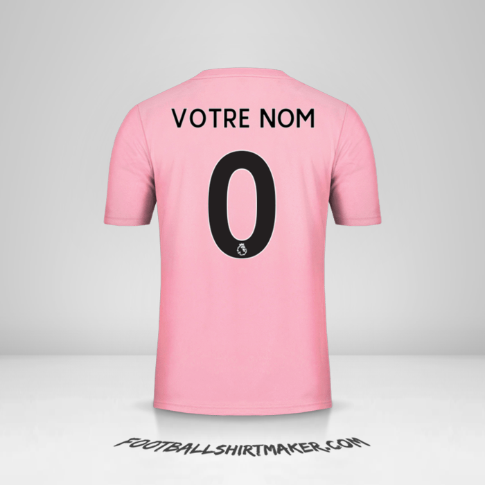 Maillot Leicester City FC Pink 2019/20 II -  votre nom - 0