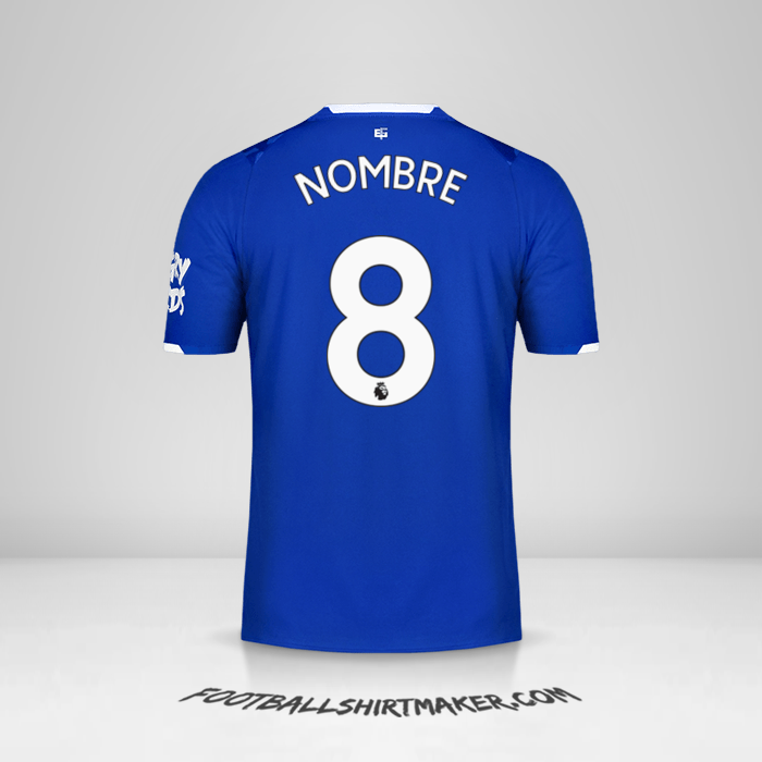 Jersey Everton FC 2019/20 -  nombre - 8