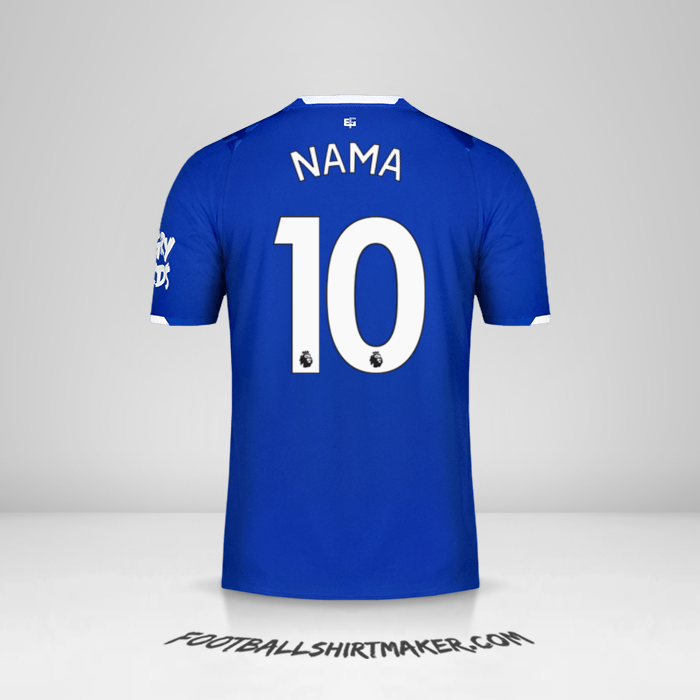 Jersey Everton FC 2019/20 -  nama - 10