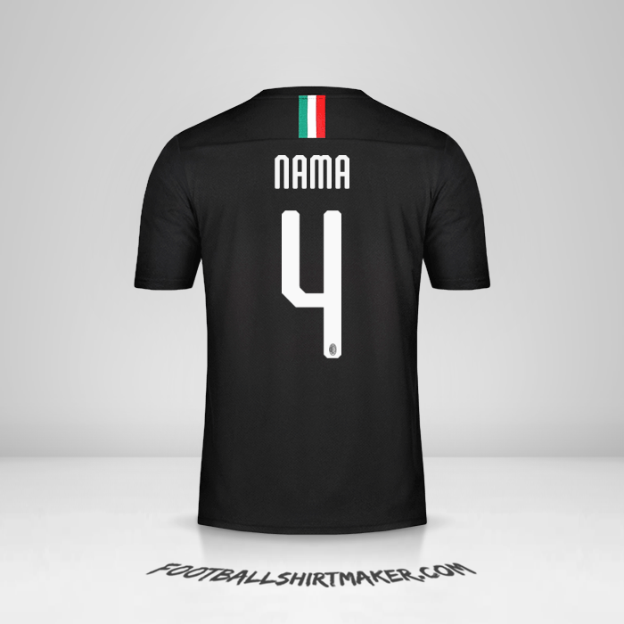 Jersey AC Milan 2019/20 Ketiga -  nama - 4