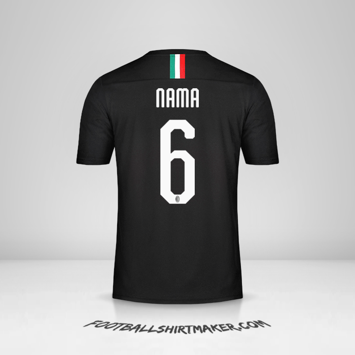 Jersey AC Milan 2019/20 Ketiga -  nama - 6