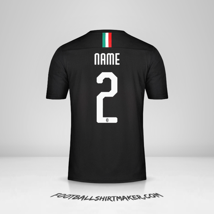Jersey AC Milan 2019/20 Third -  name - 2
