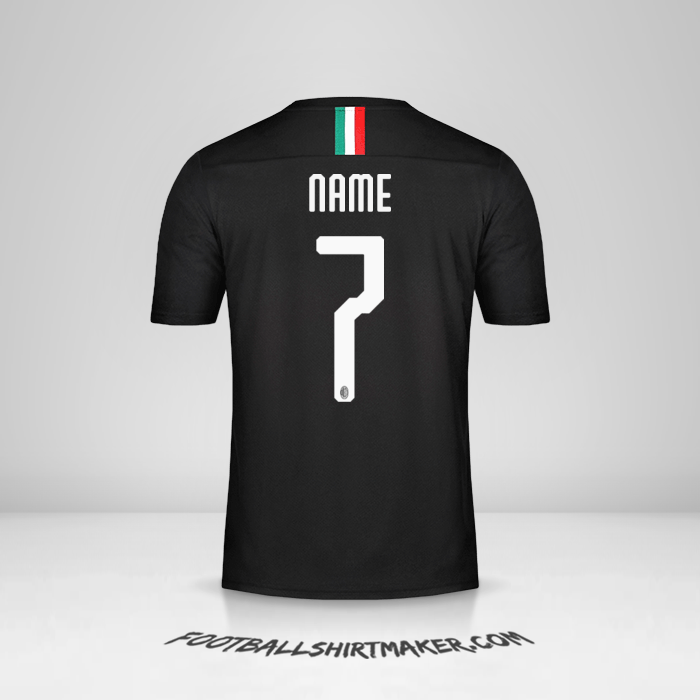 Shirt AC Milan 2019/20 Third -  name - 7