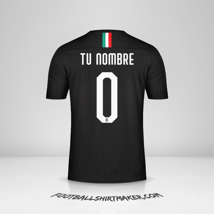 Jersey AC Milan 2019/20 III -  tu nombre - 0