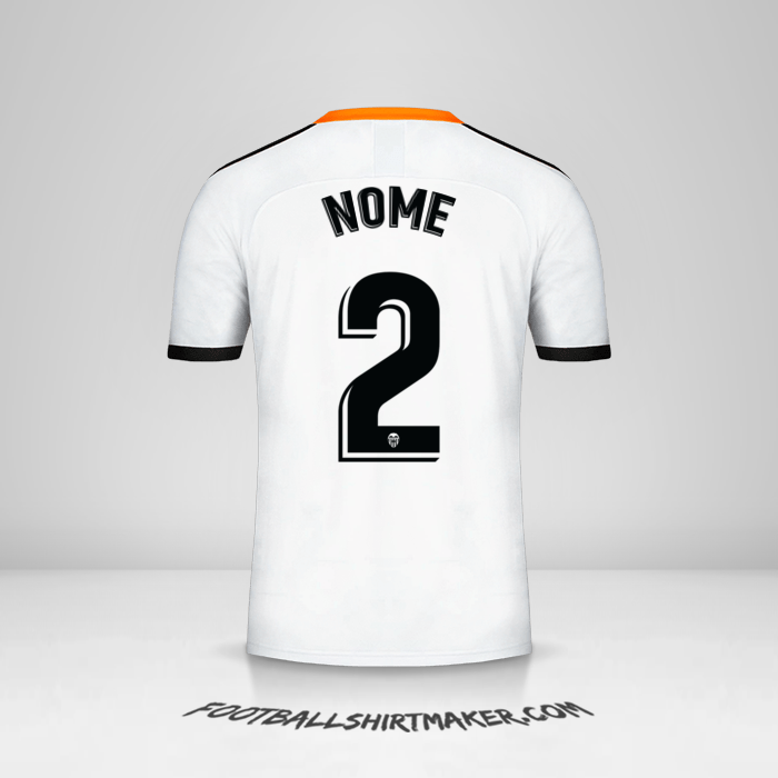 Maglia Valencia CF 2019/20 -  nome - 2