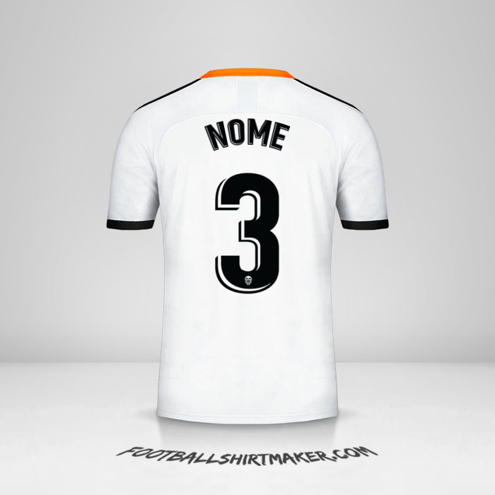 Maglia Valencia CF 2019/20 -  nome - 3