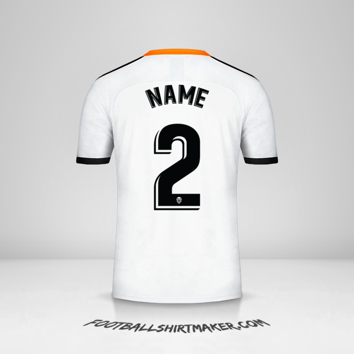 Shirt Valencia CF 2019/20 -  name - 2
