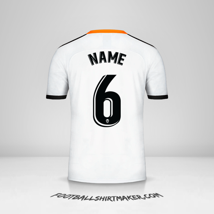 Trikot Valencia CF 2019/20 -  name - 6