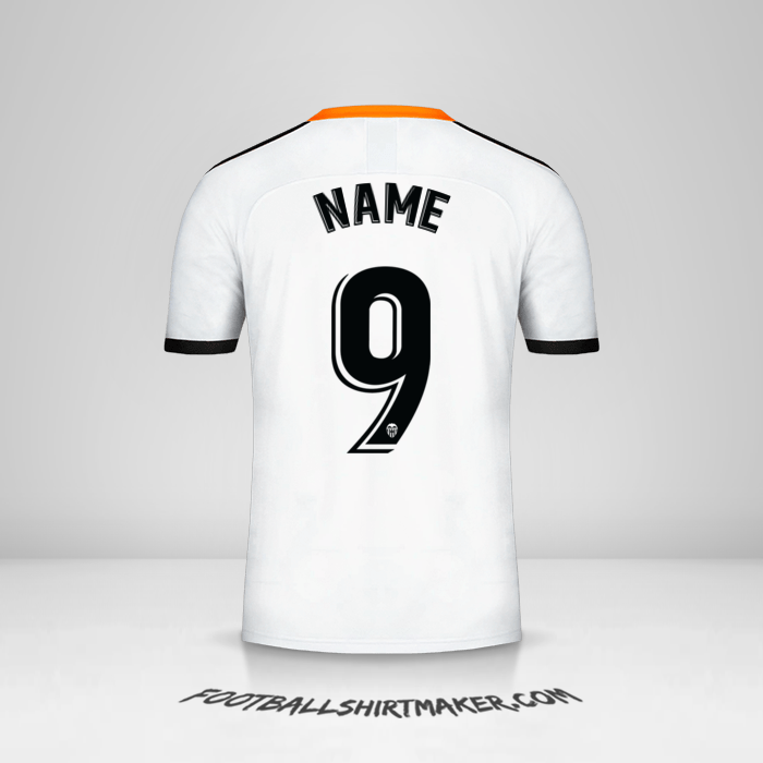Shirt Valencia CF 2019/20 -  name - 9