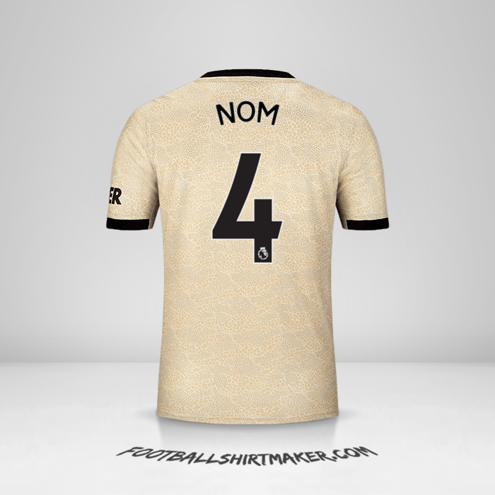 Maillot Manchester United 2019/20 Extérieur -  nom - 4
