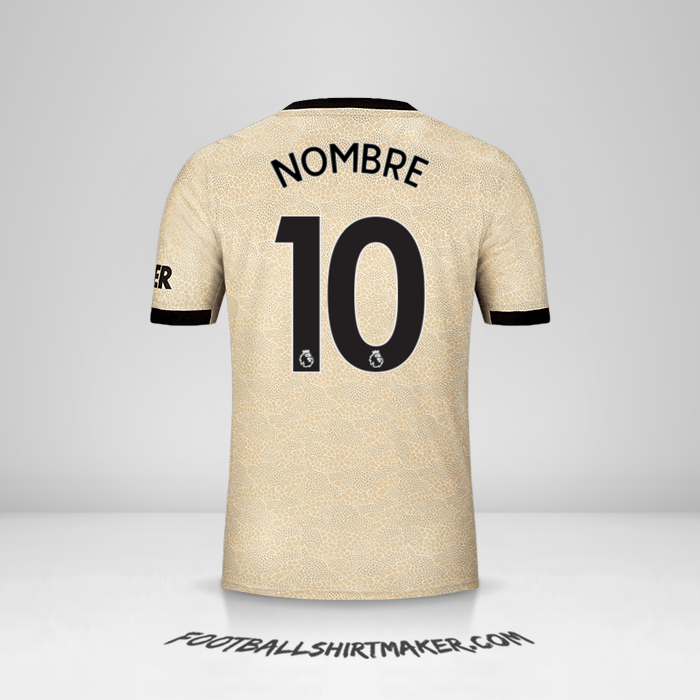 Jersey Manchester United 2019/20 Visita -  nombre - 10