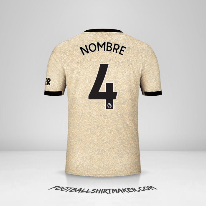 Jersey Manchester United 2019/20 Visita -  nombre - 4