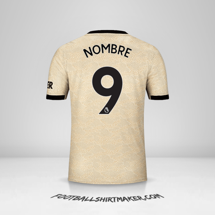 Jersey Manchester United 2019/20 Visita -  nombre - 9