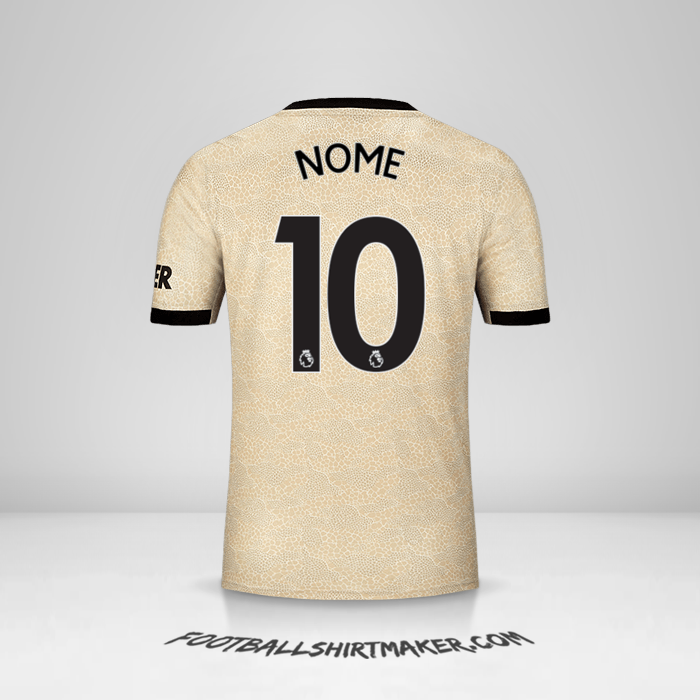 Maglia Manchester United 2019/20 Seconda -  nome - 10