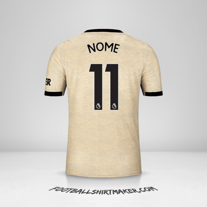 Maglia Manchester United 2019/20 Seconda -  nome - 11