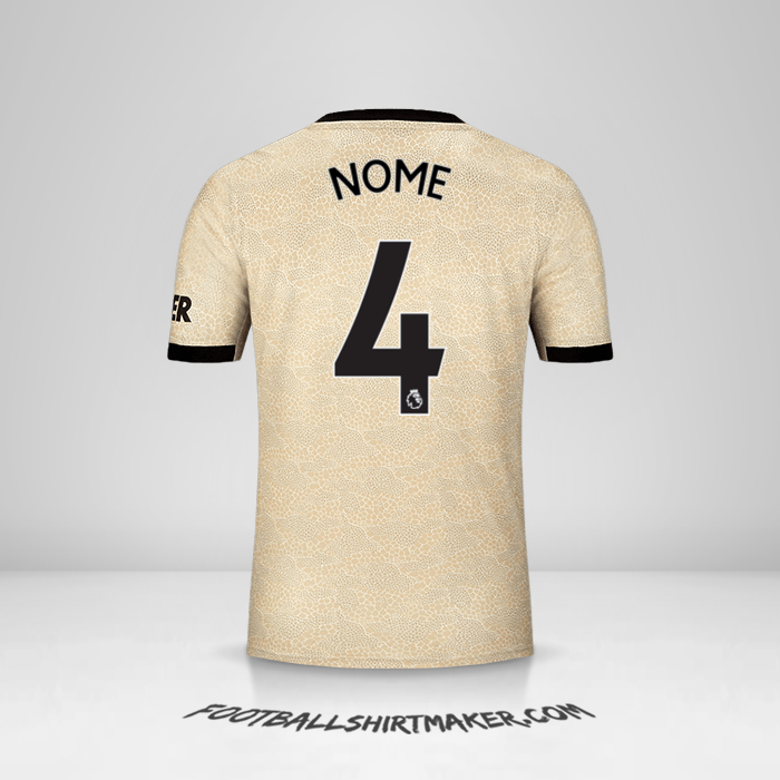 Maglia Manchester United 2019/20 Seconda -  nome - 4
