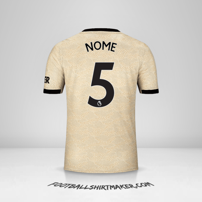 Camisa Manchester United 2019/20 Alternativa -  nome - 5