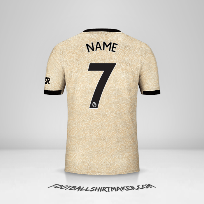 Jersey Manchester United 2019/20 Away -  name - 7
