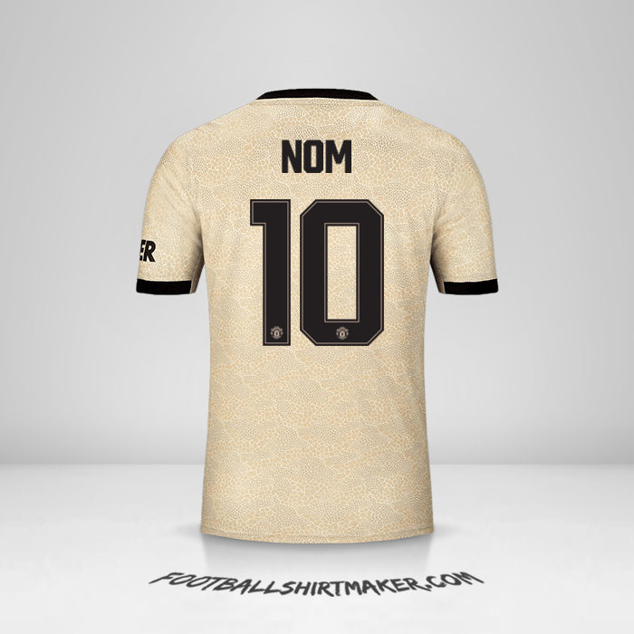 Maillot Manchester United Cup 2019/20 Extérieur -  nom - 10