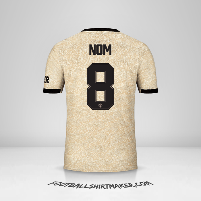 Maillot Manchester United Cup 2019/20 Extérieur -  nom - 8
