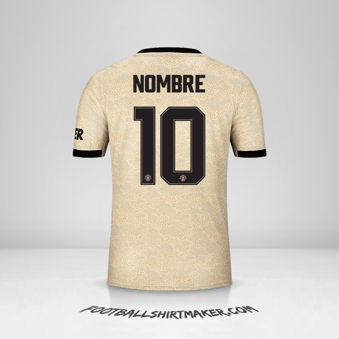 Jersey Manchester United Cup 2019/20 Visita -  nombre - 10