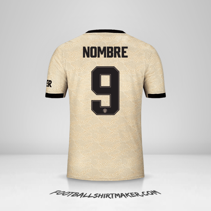 Jersey Manchester United Cup 2019/20 Visita -  nombre - 9