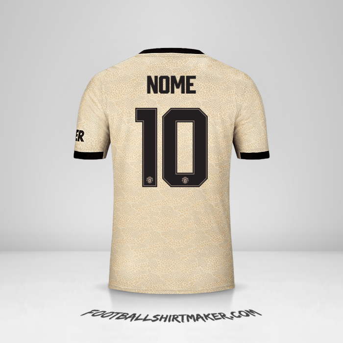 Camisola Manchester United Cup 2019/20 Alternativa -  nome - 10
