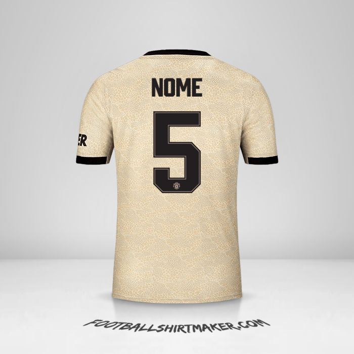 Maglia Manchester United Cup 2019/20 Seconda -  nome - 5