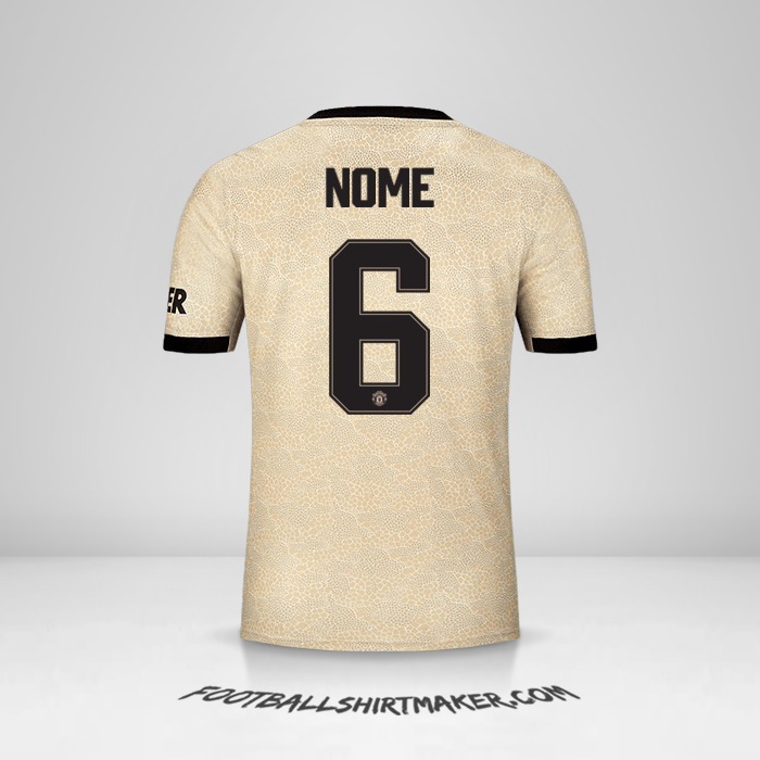 Maglia Manchester United Cup 2019/20 Seconda -  nome - 6