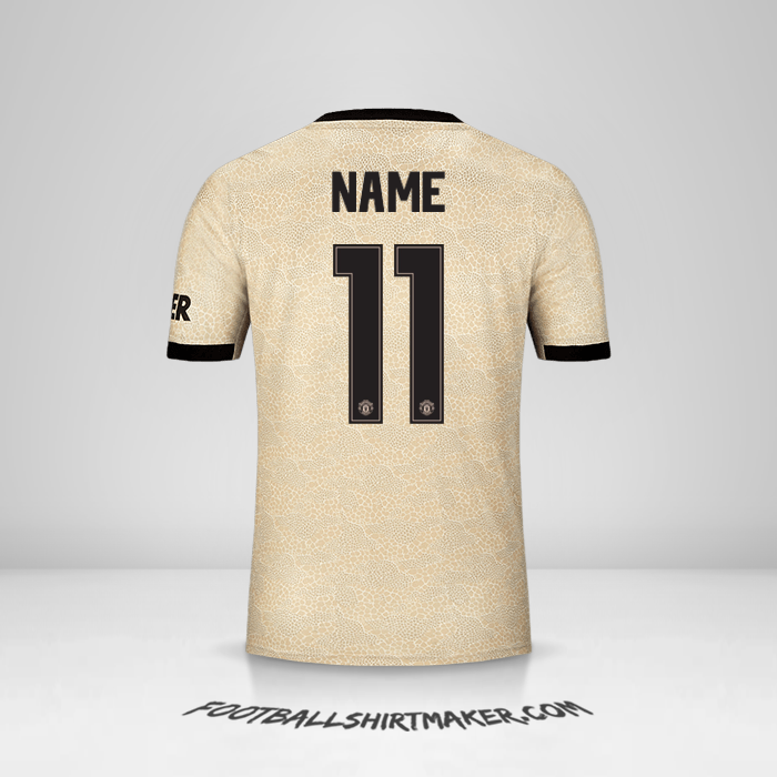 Jersey Manchester United Cup 2019/20 Away -  name - 11