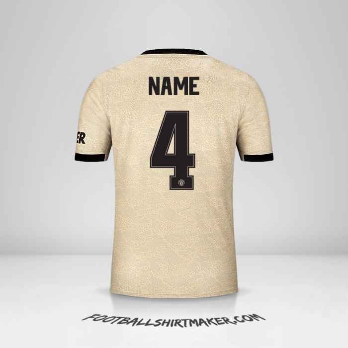 Trikot Manchester United Cup 2019/20 Auswärts -  name - 4