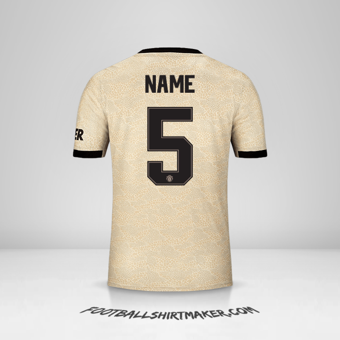 Shirt Manchester United Cup 2019/20 Away -  name - 5