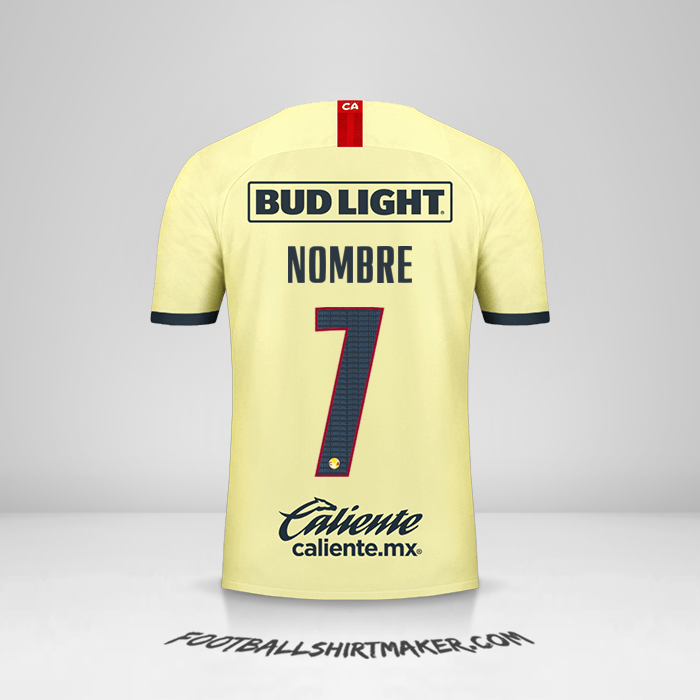 Camiseta Club America 2019/20 -  nombre - 7