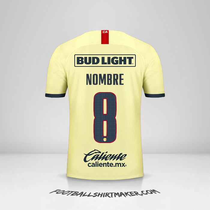 Camiseta Club America 2019/20 -  nombre - 8