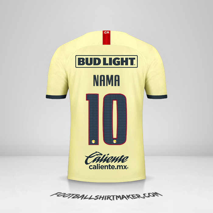 Jersey Club America 2019/20 -  nama - 10