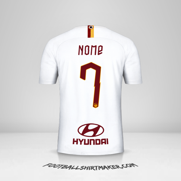 Camisola AS Roma 2019/20 Alternativa -  nome - 7