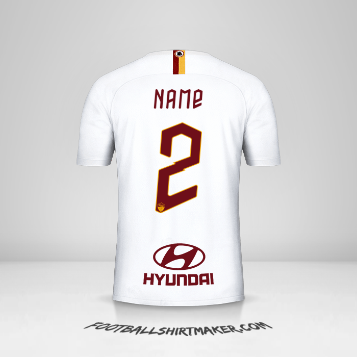 Trikot AS Roma 2019/20 Auswärts -  name - 2