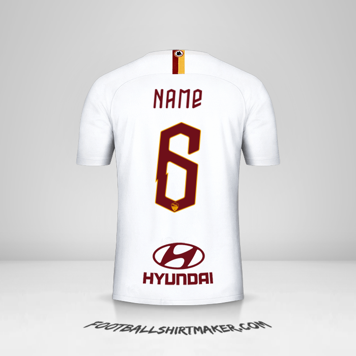 Trikot AS Roma 2019/20 Auswärts -  name - 6
