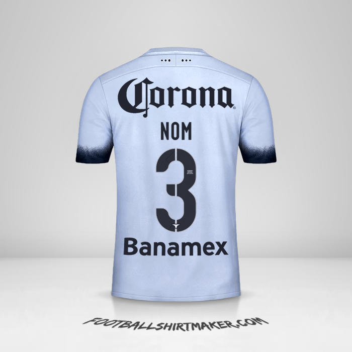 Maillot Club America 2015/16 Troisième -  nom - 3